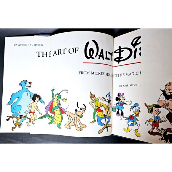 THE ART OF WALT DISNEY FROM MICKEY MOUSE TO THE MAGIC KINGDOMS HC 1975 VGC! - Picture 5 of 10